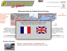 Tablet Screenshot of forzapassione.fr